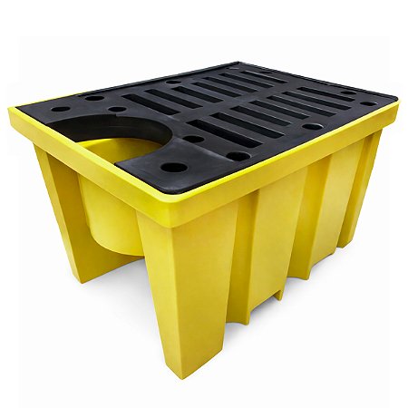 Pallet de Contenção para IBC de 1000 Litros com Pingadeira