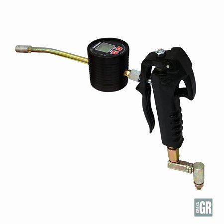 Medidor Digital para Graxa 8000 psi com Extensão Rígida LUPUS 2100S-DR