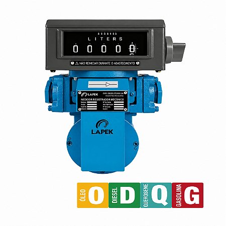 Medidor de Vazão 2" Mecânico Registrador Alta Vazão 380 L/min