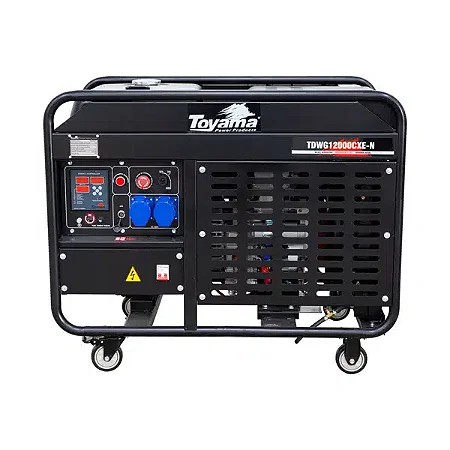 Gerador de Energia a Diesel 12,6 KVA - Monofásico Bivolt - aberto