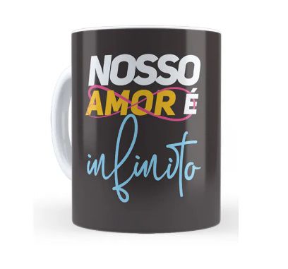 Caneca Cerâmica - Nosso amor é infinito