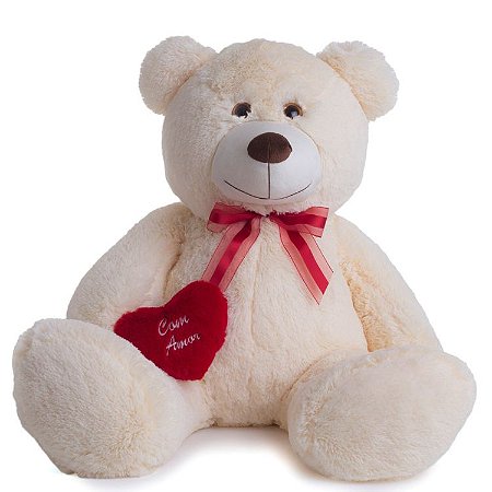 Urso de Pelúcia Cris G 55cm - CORES DIVERSAS