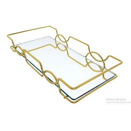 Bandeja Carol 15x25 - Golden