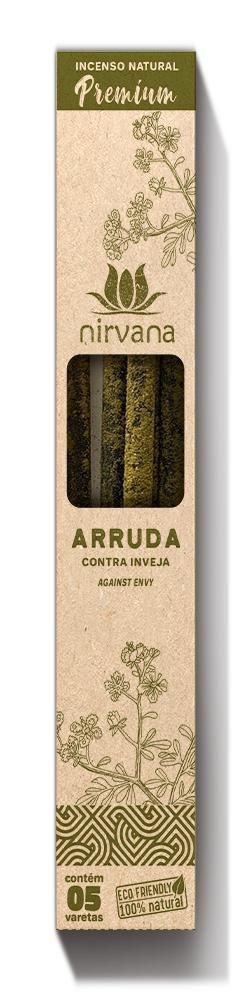 Incenso Natural Premium 5 varetas Nirvana - Arruda