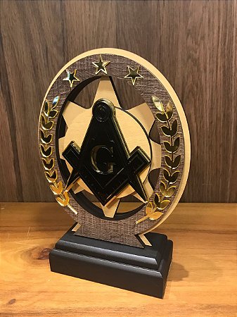 Troféu Madeira MDF Cursos - Maçonaria