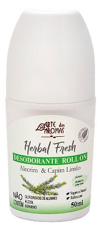 Desodorante Roll on 50ml - Alecrim e Capim Limão