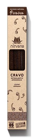 Incenso Natural Premium 5 varetas Nirvana - Cravo