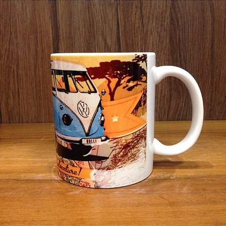 Caneca Cerâmica - Kombi Estampas Diversas