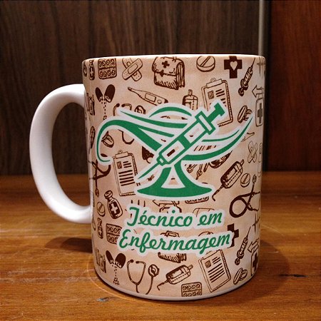 Caneca Cerâmica - Técnico em Enfermagem