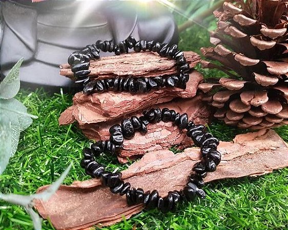 Pulseira de Turmalina Negra