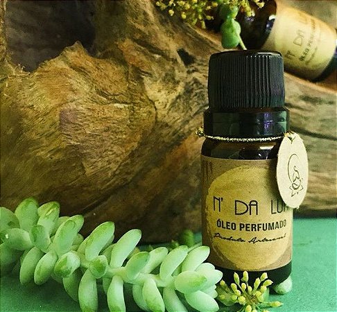 Óleo Perfumado artesanal N' da lua 10ml- Cascas e folhas