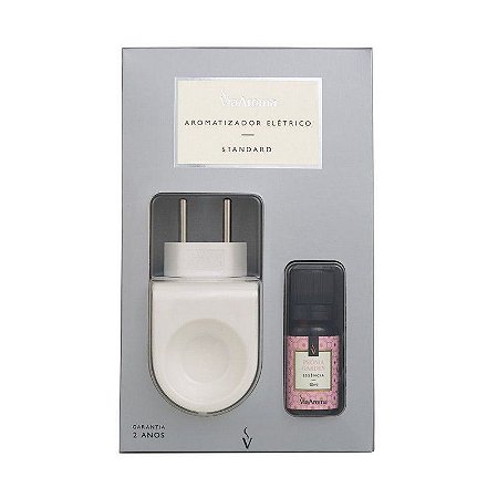 Kit Aromatizador Elétrico Standard Branco com Essência PEÔNIA GARDEN