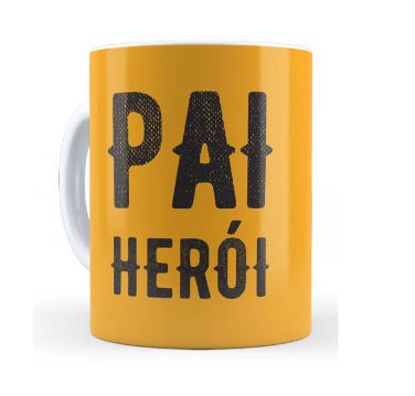 Caneca com caixa - Pai Herói