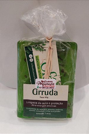 Sabonete Artesanal - Arruda com Sal Grosso