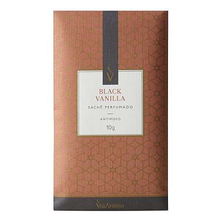 Sachê Perfumado Via Aroma 10g- Black Vanilla