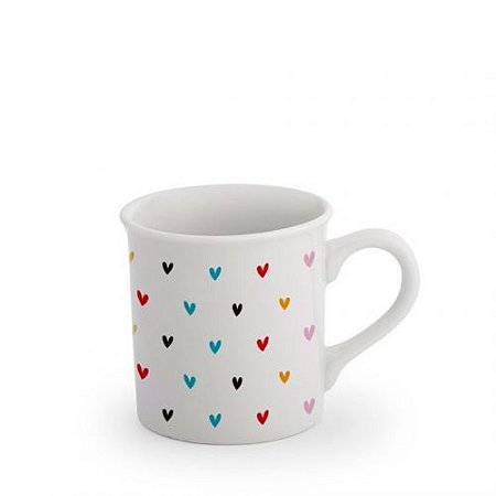 Caneca cêramica 320ml - Corações