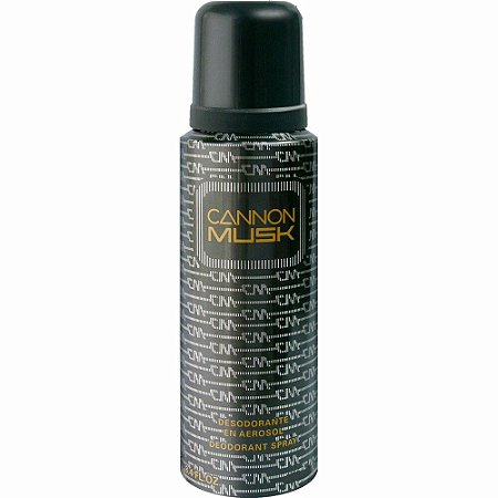 Desodorante Cannon Musk Aerosol 250ml Spray - Masculino
