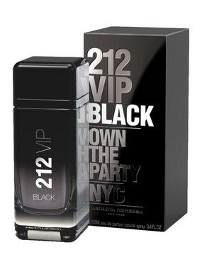 212 VIP Black Eau de Parfum Carolina Herrera 100ml - Perfume Masculino