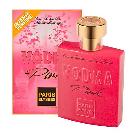 Vodka Pink Paris Elysees Eau de Toilette 100ml - Perfume Feminino