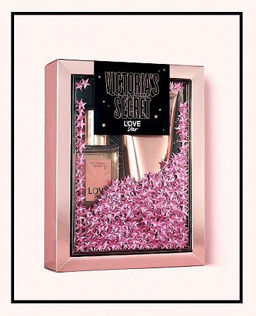 Kit Victoria's Secret Love Star Fragrância Mista 75 ml + Loção Perfumada 100 ml - Feminino