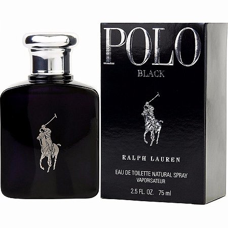 perfume polo black e bom