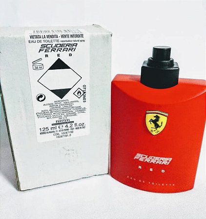 preço perfume ferrari red 125ml