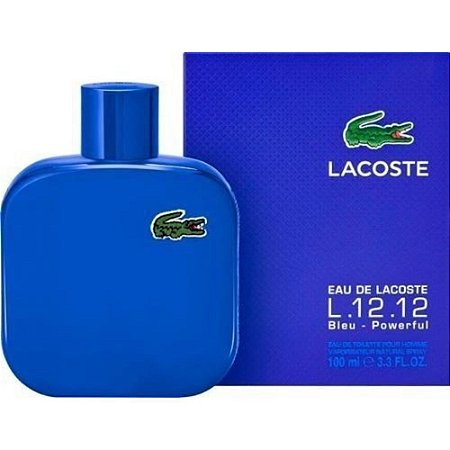 Eau de Lacoste L.12.12 Bleu Powerful Eau de Toilette Lacoste 100ml - Perfume  Masculino - Lams Perfumes