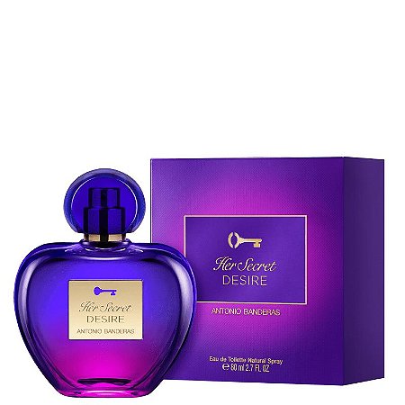 Her Secret Desire Eau de Toilette Antonio Banderas 80ml - Perfume Feminino