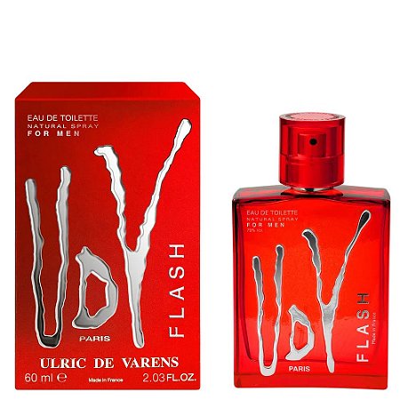 UDV Flash Eau de Toilette Ulric de Varens 60ml - Perfume Masculino