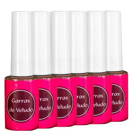 Kit 6 Bases Transparente Fortalecimento e Crescimento