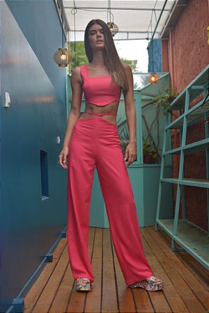 TOP TRANÇADO PINK