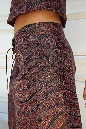 BERMUDA JACQUARD METALIZADO