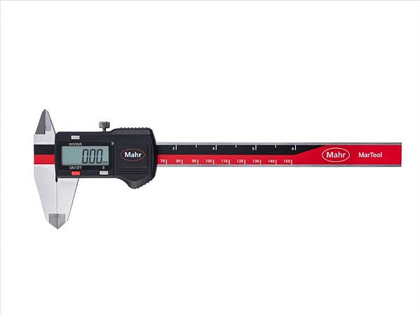Paquímetro Digital Mahr MarTool 16 E 150 mm Resolução 0,01 mm – Cód. 4013000