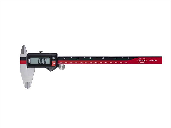 Paquímetro Digital MarTool 16 ES – 4013105 – Com Roldana de Ajuste Fino – Faixa de Medição 0 a 200 mm