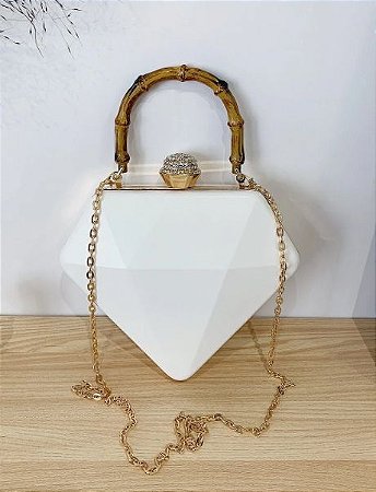 Clutch Diamante PU
