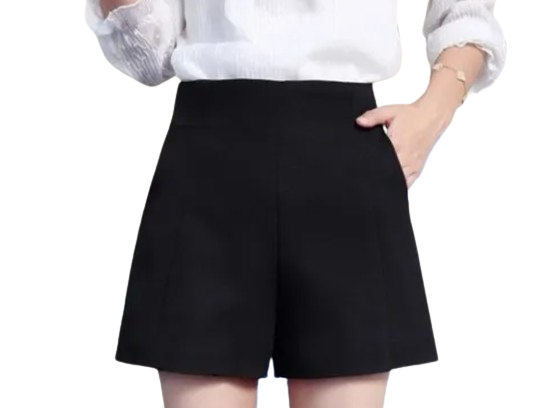 Shorts Alfaiataria com bolso preto