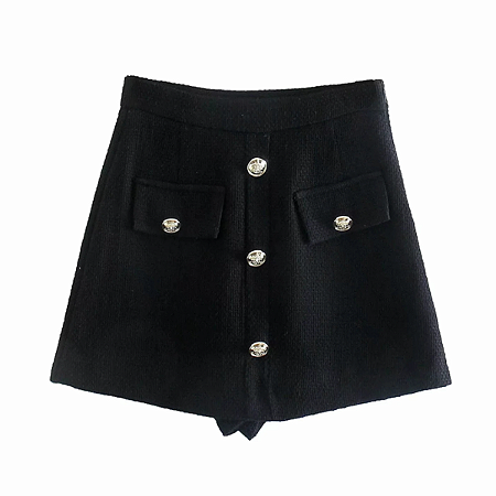 Shorts saia de tweed