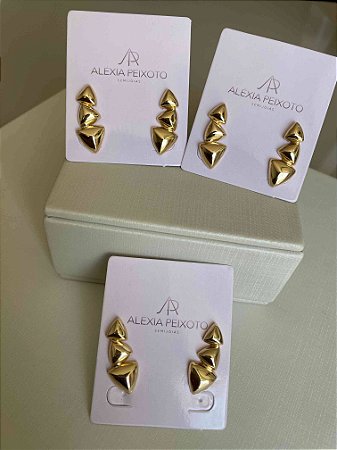 BRINCO EARCUFF TRIANGULOS