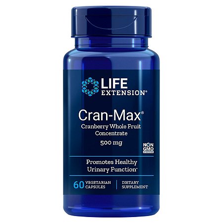 Life Extension Cran-max Cranberry 500mg 60 Veg Capsules