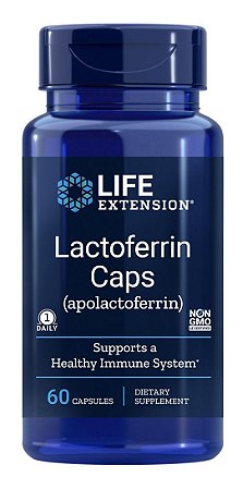 Life Extension Lactoferrin  Apolactoferrin  (60 Caps)