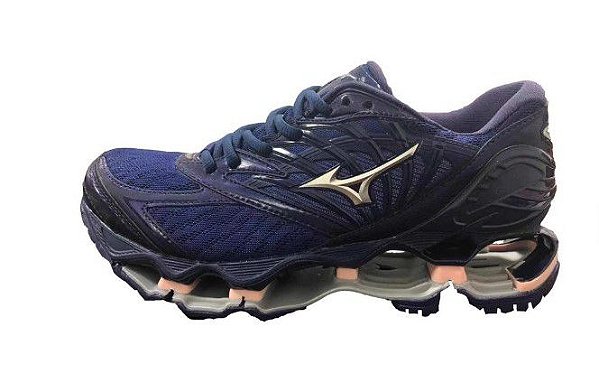 Tênis Mizuno Wave Prophecy 8 - Azul Índigo e Rosa - Calçados50off® - Compre  Seu Tênis Running e Corrida de Alta Performance