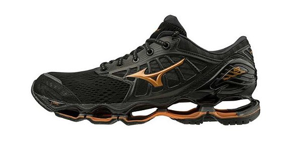 mizuno preto com dourado