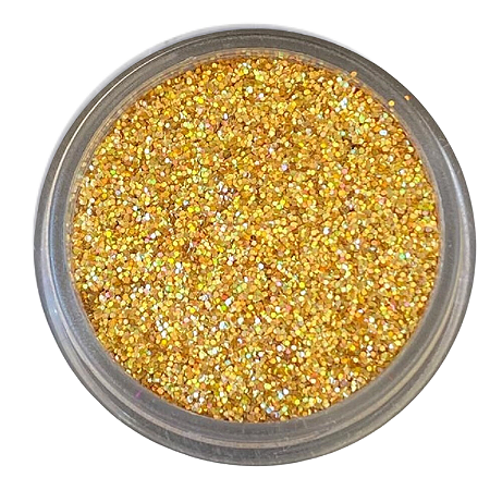 Glitter Purpurina Dourado Holográfico 3g