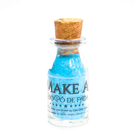 Bio Glitter Pó de Fada Multifuncional Azul