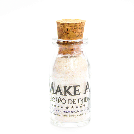 Bio Glitter Pó de Fada Multifuncional Branco Perolado