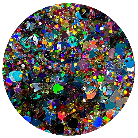 Glitter Flocado Mix Colorido