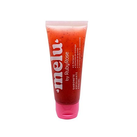 Sabonete Líquido Esfoliante Facial Melu Ruby Rose