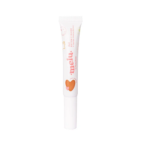 Batom E Blush 2x1 Cor Roda Gigante CM03 Melu