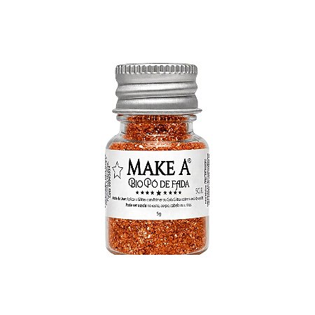 Bio Glitter Pó de Fada Multifuncional Laranja
