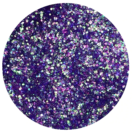 Glitter Flocado Roxo Iris Holo